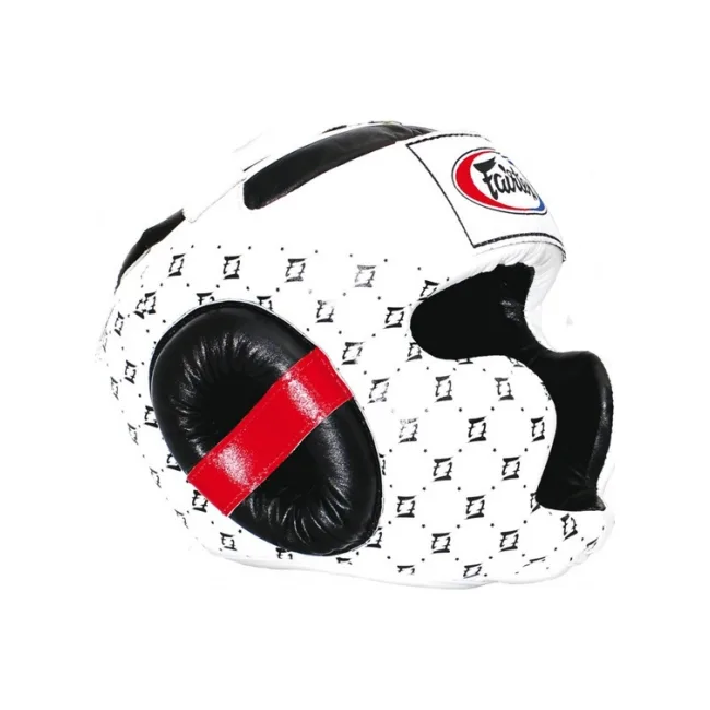 Боксерський шолом Fairtex HG10 Super Sparing White