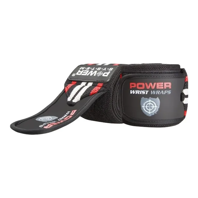 Кистовые бинты POWER SYSTEM PS-3500 Red/Black (пара)