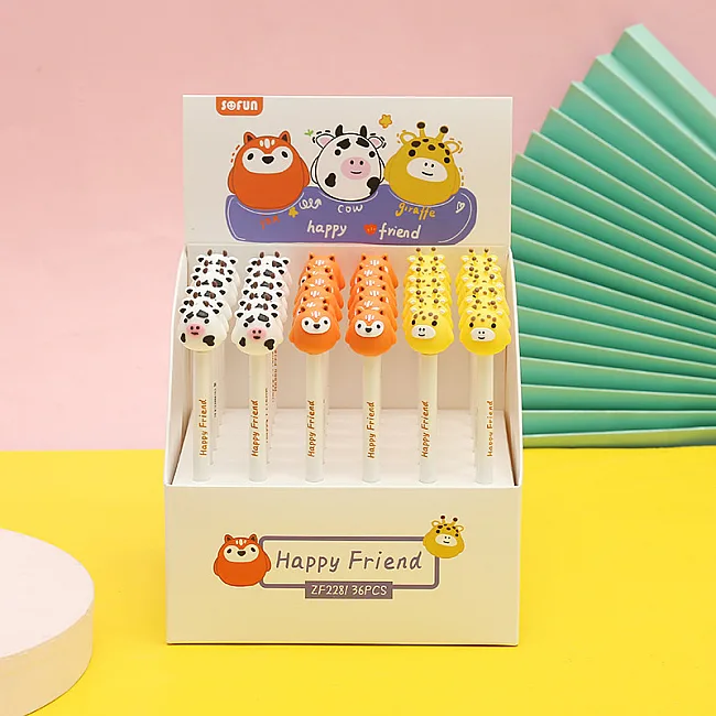 Набор гелевых ручек 0.5 мм BP5003 Happy Friend (6шт)