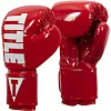 Перчатки для бокса эластичные TITLE Boxing Inferno Intensity Red White