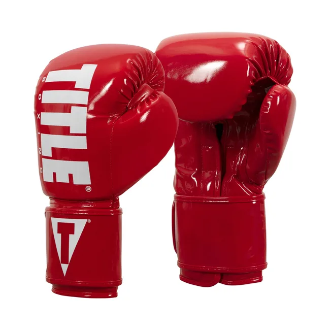 Рукавиці для боксу еластичні TITLE Boxing Inferno Intensity Red White