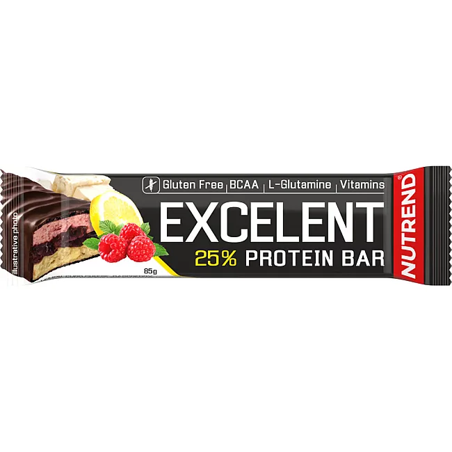 Протеїновий батончик Nutrend Excelent Protein Bar 85 g Lemon Curd Raspberry & Cranberries