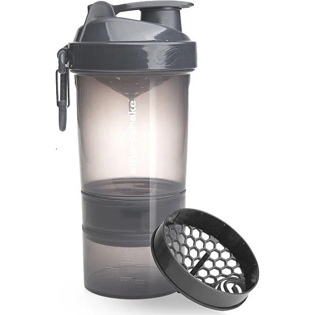 Спортивный шейкер SMARTSHAKE Original2GO 600мл Dark Gray