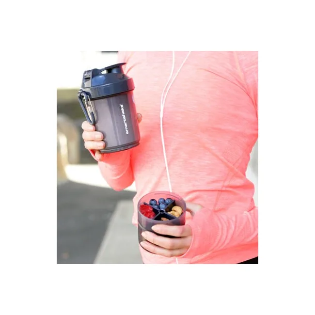 Спортивный шейкер SMARTSHAKE Original2GO 600мл Dark Gray