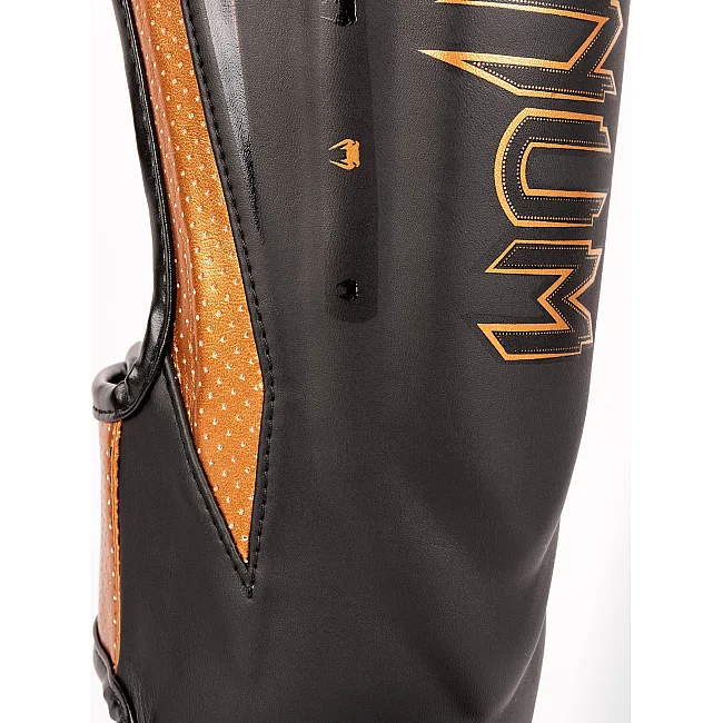 Захисні щитки для ніг VENUM Elite Evo Black Bronze