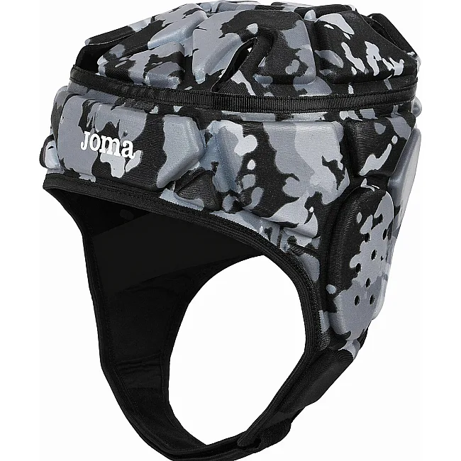 Шлем защитный мягкий для игры в регби JOMA PROTECT 400704-110 (Черный-серый)