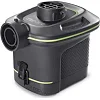 Матрас надувной Intex 64777 с электронасосом 191x99x25 см, серо-зеленый.