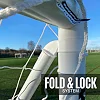 Ворота футбольные QUICKPLAY Q-FOLD 500 x 200 см, белые