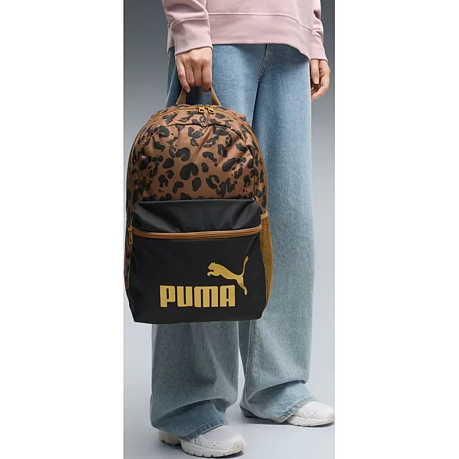 Рюкзак Puma Phase AOP Backpack 22L коричневый (для женщин) 44 х 30 х 14 см