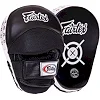 Лапа боксерская изогнутая тренировочная кожа FAIRTEX BO-3362 (Черный)