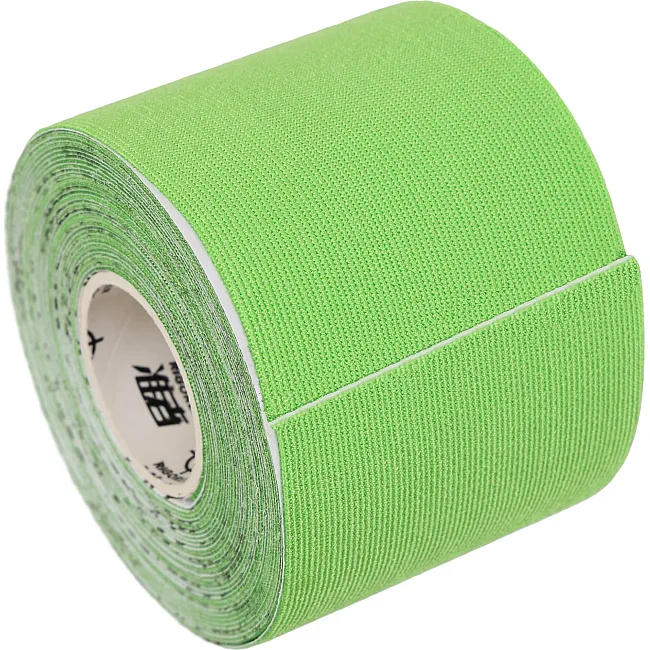 Кинезио тейп для лица и тела Kinesio tape RIGORER Z1608005-2 (Зеленый)