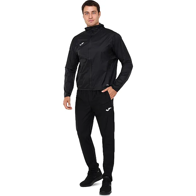 Куртка дождевик с капюшоном JOMA R-NATURE 104527-100 (Черный)