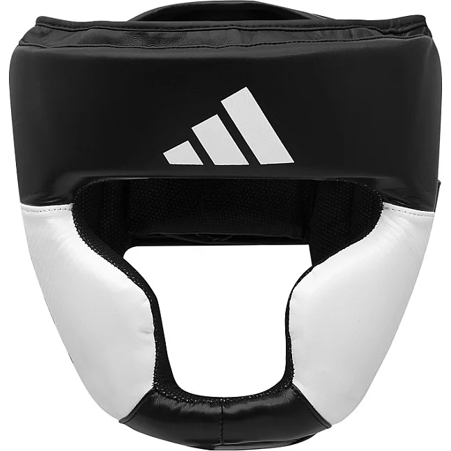 Боксерський шолом Adidas Response Standart (чорний-білий) adiBHG023