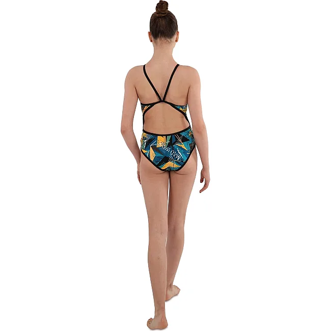 Купальник для дітей злитий MADWAVE Daria junior PBT H2 M140407 (Синій)