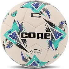 Футбольный мяч CORE FB-00310 (Белый-бирюзовый)