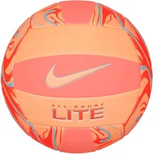 Волейбольний м'яч NIKE ALL COURT LITE VOLLEYBALL DEFLATED ORANGE PULSE/HOT LAVA/ALUMINUM size 5