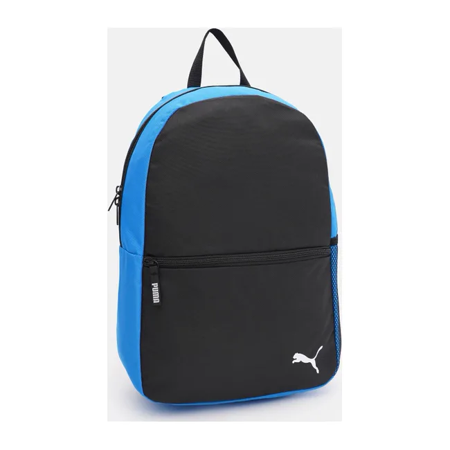 Рюкзак PUMA teamGOAL Backpack Core 17L черный, синий 28x14x43 см