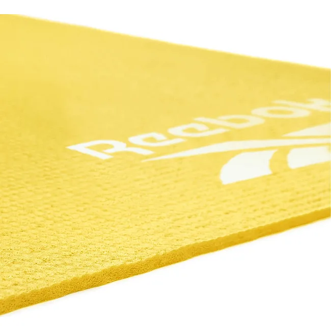 Коврик для йоги 4 мм REEBOK RAYG-11022YL желтый