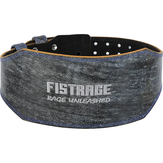 Пояс для тяжелой атлетики кожа
 FISTRAGE VL-6051 спинка-15см (Черный)