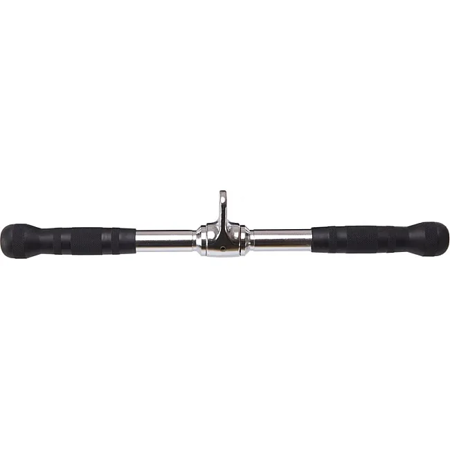 Рукоятка для тяги горизонтальная ручка для блочного тренажера HIGHQ SPORT SC-8083 хром