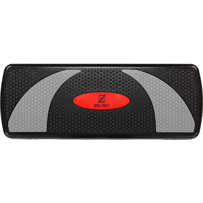 Степ-платформа для фитнеса и аэробики 3 уровня высоты ZELART
 FI-6292 78x29x10+5+5см