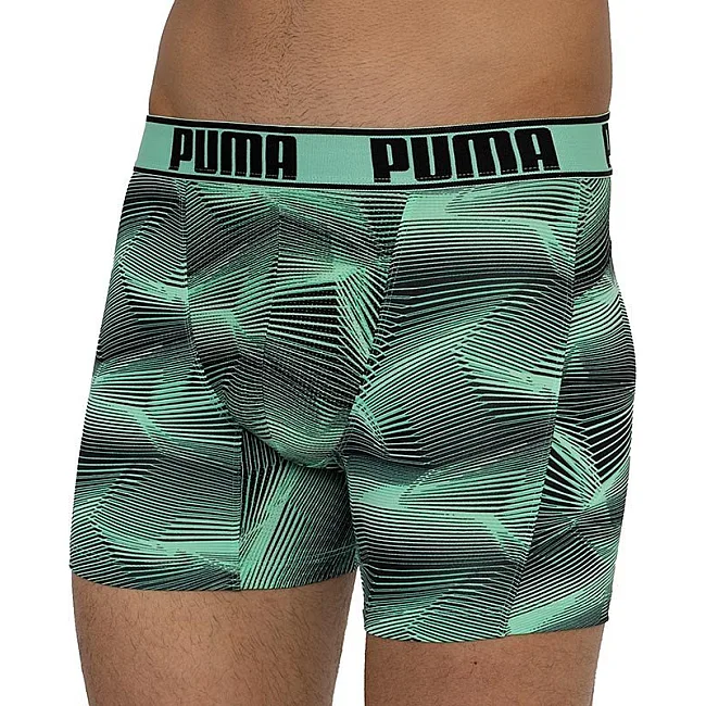 Труси-боксери PUMA ACTIVE BOXER PRINT 2P чоловічі