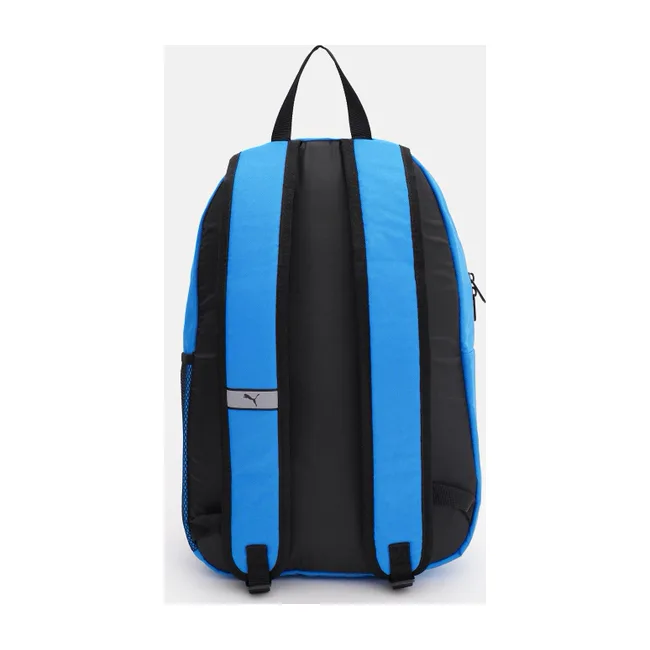 Рюкзак PUMA teamGOAL Backpack Core 17L черный, синий 28x14x43 см