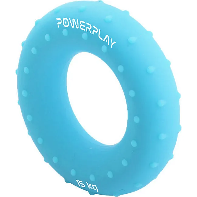 Эспандер кистевой силиконовый PowerPlay PP-4338 Light 15 кг. Голубой