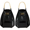 Ласты тренировочные с открытой пяткой MADWAVE Open Heel Training M074908 31-45 (Черный)