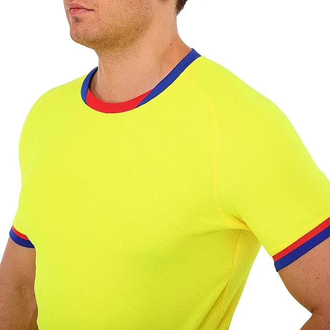 Футбольная форма комплект футболка и шорты LIDONG JG-6319 4XS-XXL (Оранжевый-черный)