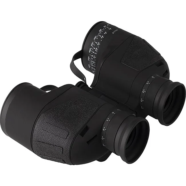 Бинокль COMET W27 (7x50) со встроенной шкалой дальномера waterproof, черный, в чехле