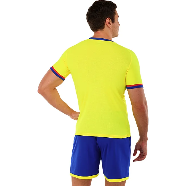 Футбольная форма комплект футболка и шорты LIDONG JG-6319 4XS-XXL (Оранжевый-черный)
