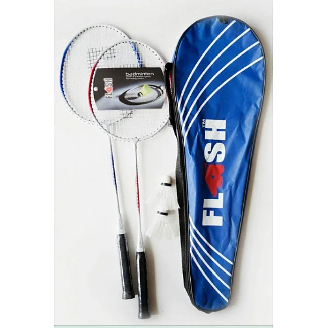 Набор для бадминтона Flash Badminton racket set DB-120 (2 ракетки+2волана+чехол на молнии)