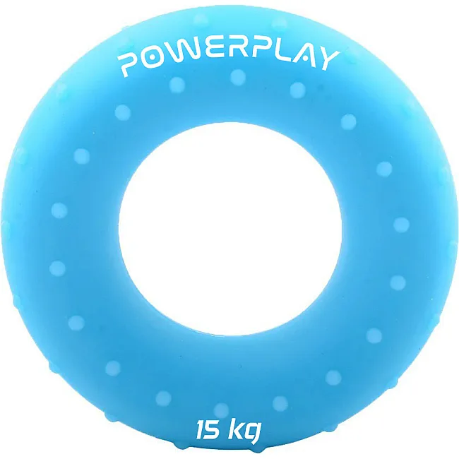 Эспандер кистевой силиконовый PowerPlay PP-4338 Light 15 кг. Голубой