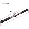 Рукоятка для тяги горизонтальная ручка для блочного тренажера HIGHQ SPORT SC-8083 хром