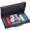 Набор для покера в пластиковом кейсе Poker game set Poker game set SP-SPORT
 200S-A 200 фишек