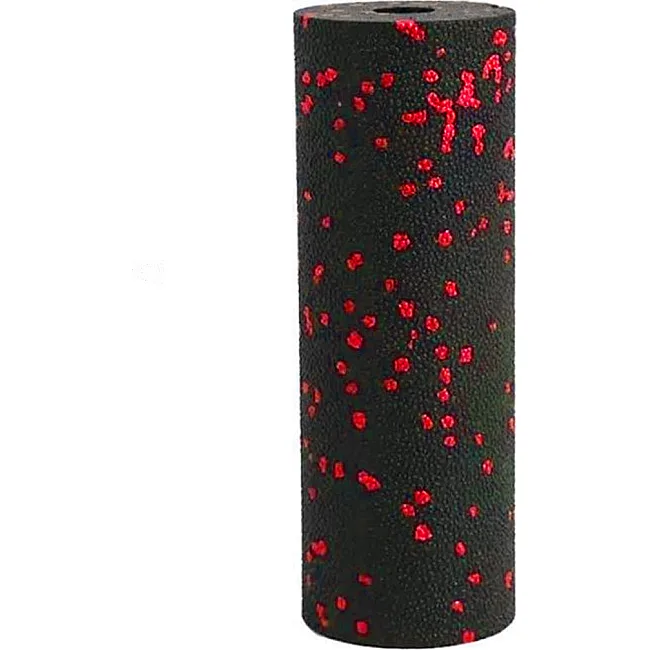 Массажный ролик (роллер) гладкий PowerPlay PP-4346 Mini EPP Foam Roller Черно/Красный (15x5,3см.)