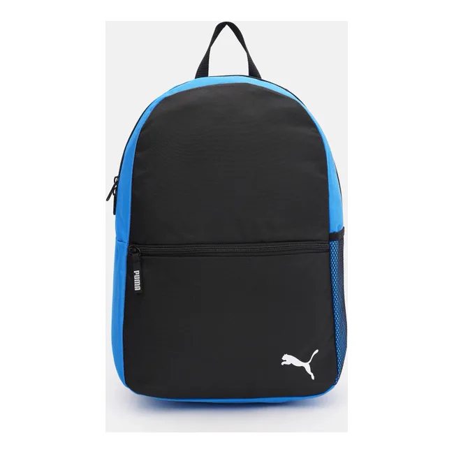 Рюкзак PUMA teamGOAL Backpack Core 17L черный, синий 28x14x43 см