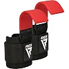 Крюки для тяги на запястье RDX W5 Gym Hook Strap Red Plus
