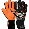 Воротарські рукавички професійні із захистом пальців SOCCERMAX FB-8244 7-11 (Чорний-оранжевий)