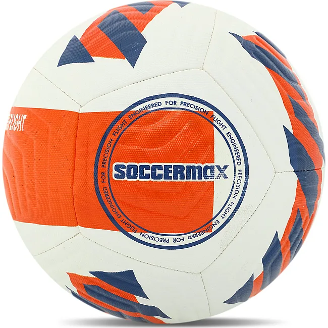 Футбольный мяч
 HYBRID SOCCERMAX FB-4367 №5 PU (Белый-оранжевый)