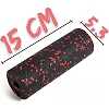 Массажный ролик (роллер) гладкий PowerPlay PP-4346 Mini EPP Foam Roller Черно/Красный (15x5,3см.)