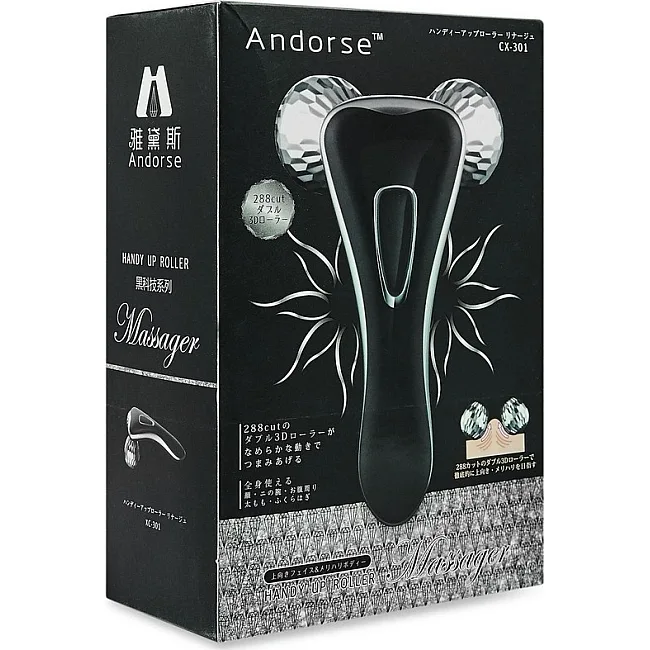 Роликовый массажер
 для лица и тела 3D лифтинг ручной 2 шарика SP-PLANETA
 3D Massager CX-301