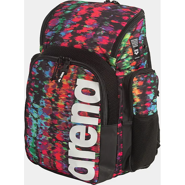 Спортивный рюкзак Arena SPIKY III BACKPACK 35 ALLOVER 35L черный, красный, зеленый, синий 30x23x46 см