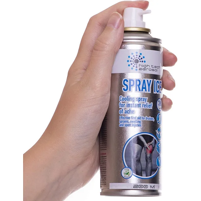 Спортивная заморозка
 обезбаливающий охлаждающий спрей SP-PLANETA
 HTA SPRAY ICE VP-6267 200мл