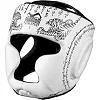 Боксерский шлем Phantom Muay Thai Full Face White (капа в комплекте)