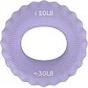 Кистевой эспандер кольцо с двойной нагрузкой JELLO FI-0647 1шт ø7.5 нагрузка 20LB-70LB (Сиреневый)