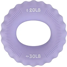 Кистевой эспандер кольцо с двойной нагрузкой JELLO FI-0647 1шт ø7.5 нагрузка 20LB-70LB (Сиреневый)