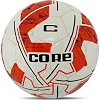 Футбольный мяч CORE FIGHTER FB-8465 №5 PU (Белый-оранжевый)