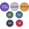 Набор для покера в пластиковом кейсе Poker game set Poker game set SP-SPORT
 200S-A 200 фишек